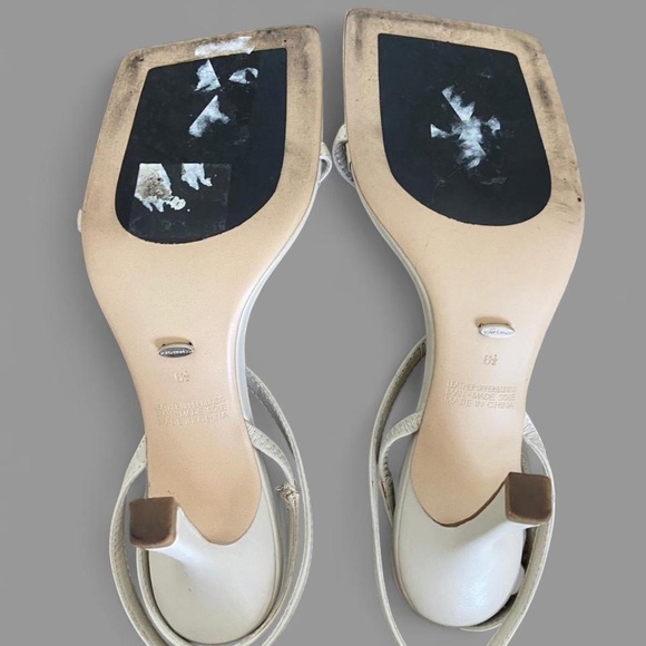 Tony Bianco cream studded strappy heels - Picture 3 of 9